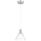 Access Lighting Port Nine Martini, Martini LED Pendant, Brushed Steel Finish, Seeded Glass 63140LEDD-BS/SDG - alternate 1